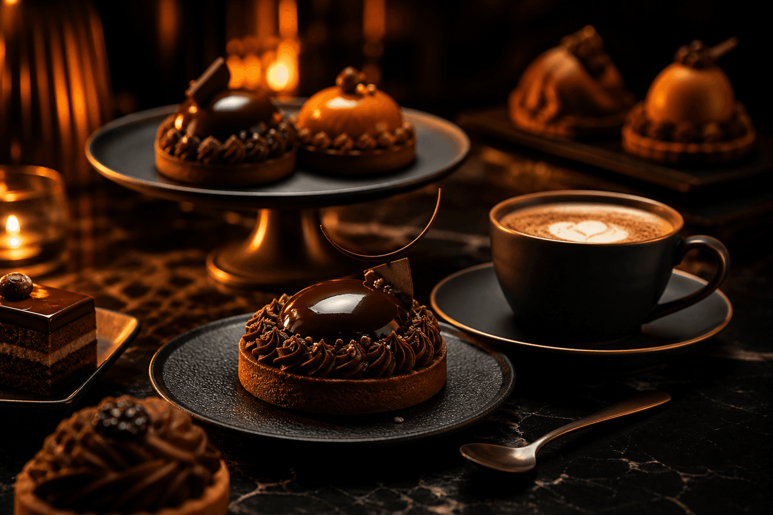 Cafe desserts